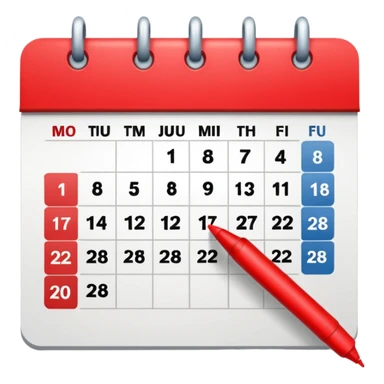 It’s On the calendar!  sticker