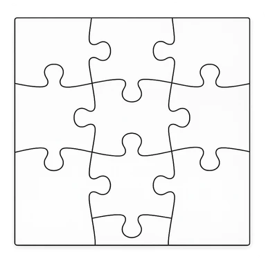 Puzzle sticker