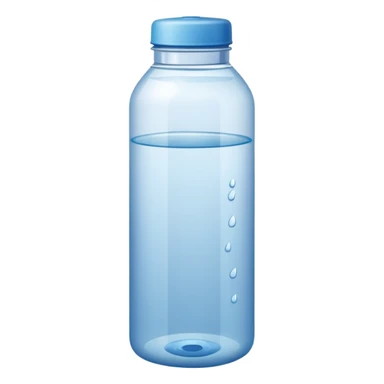 plastic water bottle sticker