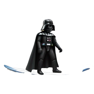 darth vader surfing sticker