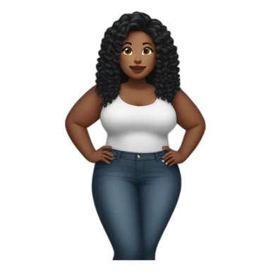 black bbw sticker
