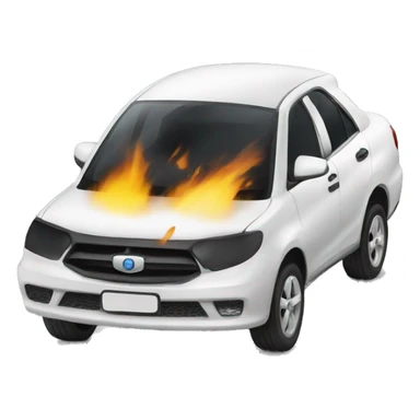 Gas the car with excitement  sticker