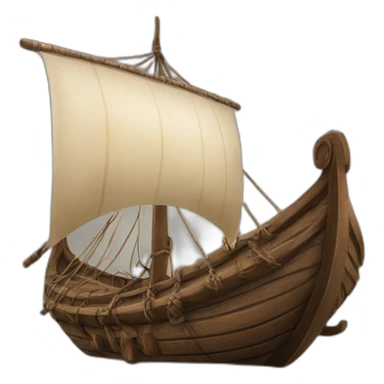 Viking longship sticker