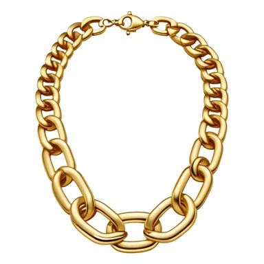 gold chain necklace sticker