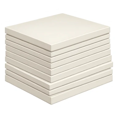 Stack of stretched canvases sticker