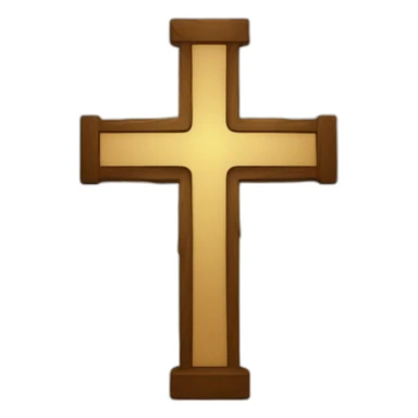 Christian cross sticker
