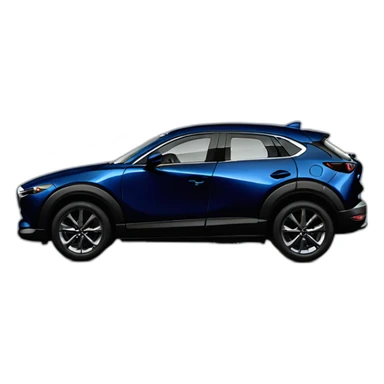 Dark Blue mazda cx30  sticker