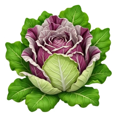 green blegian radicchio sticker