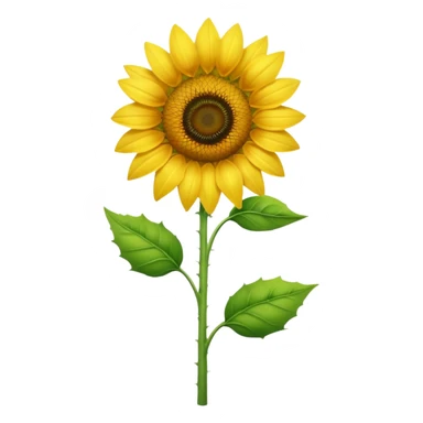 Sunflower sticker