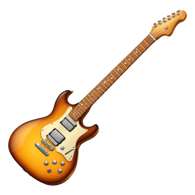 a single electric guitar sticker