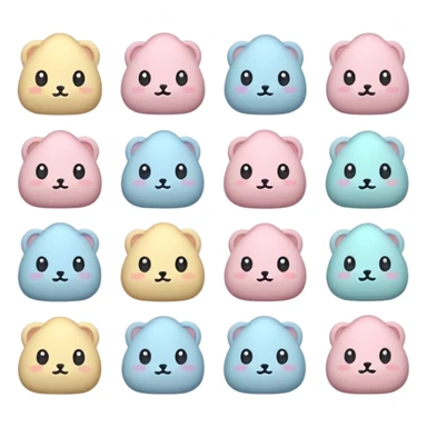 Create a cute, small 3D sticker in a realistic digital illustration style, with soft textures and pastel colors. Object
 sticker