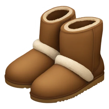 Brown ugg shoes sticker
