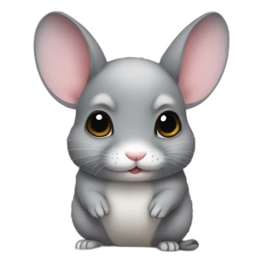 Cute chinchilla  sticker