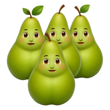 Freunde die aussehen wie birnen sticker