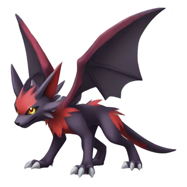 Noivern-Litten-Zoroark full body sticker