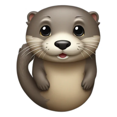 Loutre fâché sticker