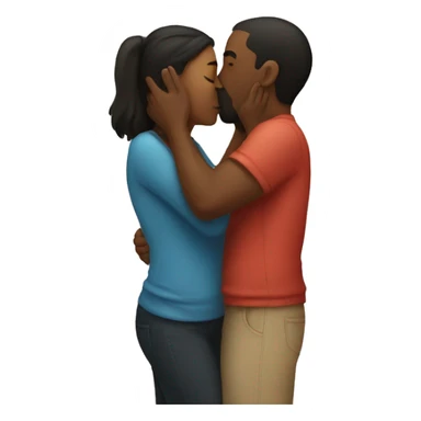 couple-kissing-passionately sticker
