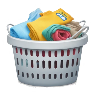 Laundry basket sticker