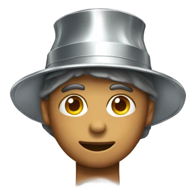 Person wearing Tin foil hat sticker