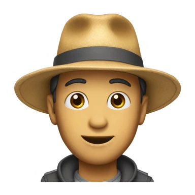  ET com chapéu sticker