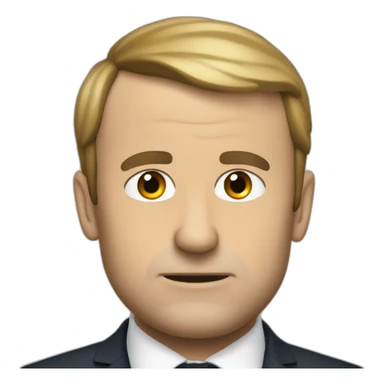 macron qui fume sticker