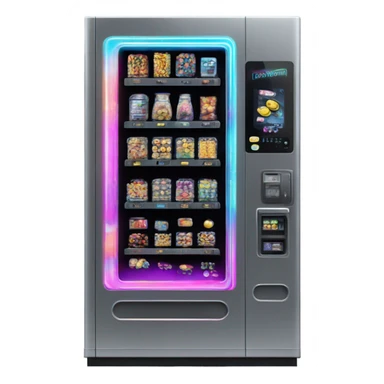 cyberpunk vending machine sticker