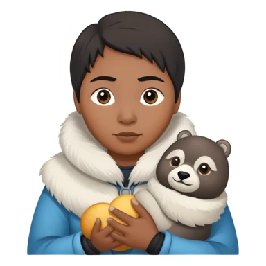 inuit with Ikkaqaq sticker