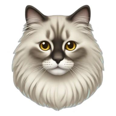 Siberian neva masquerade cat sticker