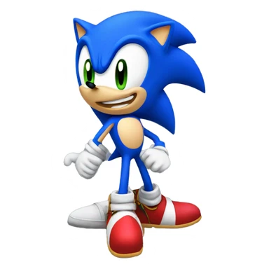 Classic Sonic sticker