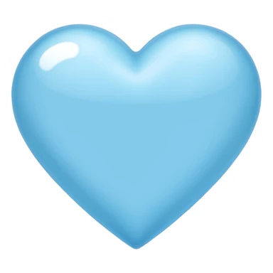Amazing light blue heart sticker