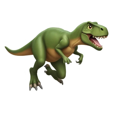 trex running with mice sticker