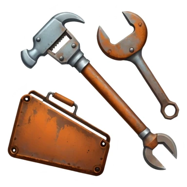 rusty tools sticker