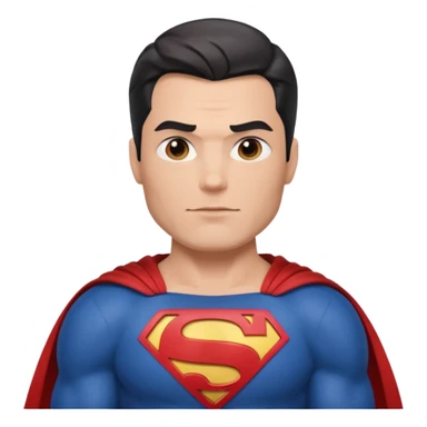 Superman emoji sticker