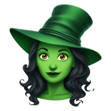 elphaba from wicked sticker
