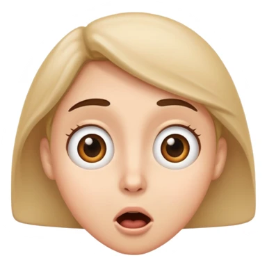 more surprised face sticker