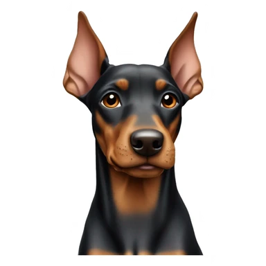 Miniature doberman  ￼ sticker