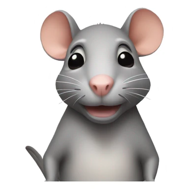 rat on a poll  sticker