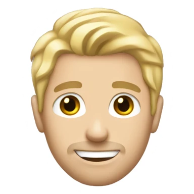 Wednesday, Adam with blonde hair sticker