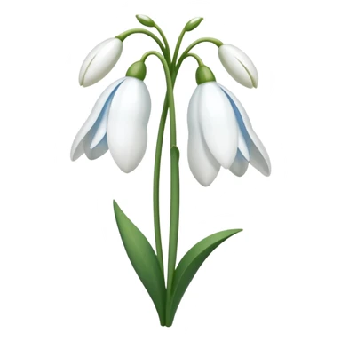 snowdrop emoji sticker