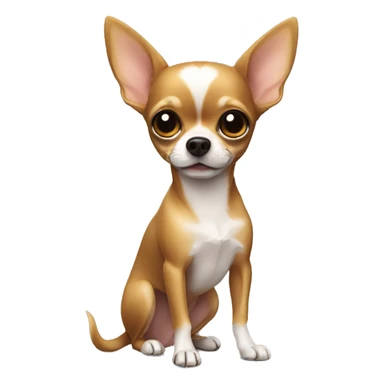 Chihuahua café oscuro  sticker