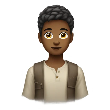 Demetra as a boy sticker