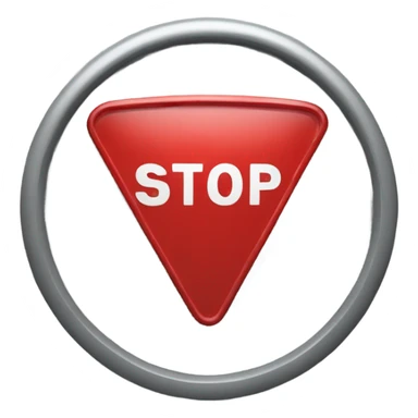stop sign sticker