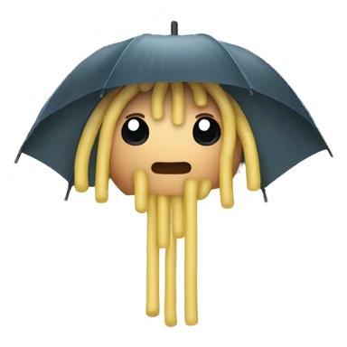 Noodle rainy season sticker