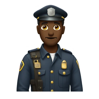 Guard who working at museum sticker