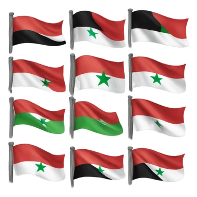 Syria new flag sticker