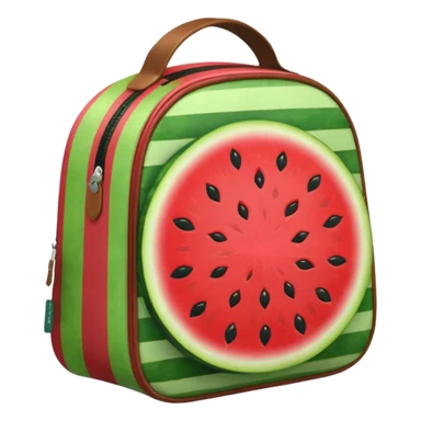 Watermelon lunch bag  sticker