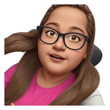 realistic portrait of girl sticker