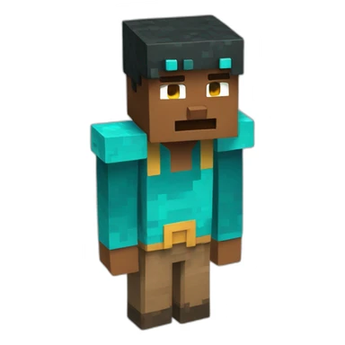 chat jouant a minecraft sticker
