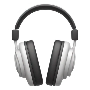 headphones with ribbons sticker