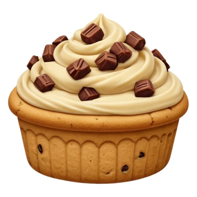 one filled date with like cookie dough topping  sticker